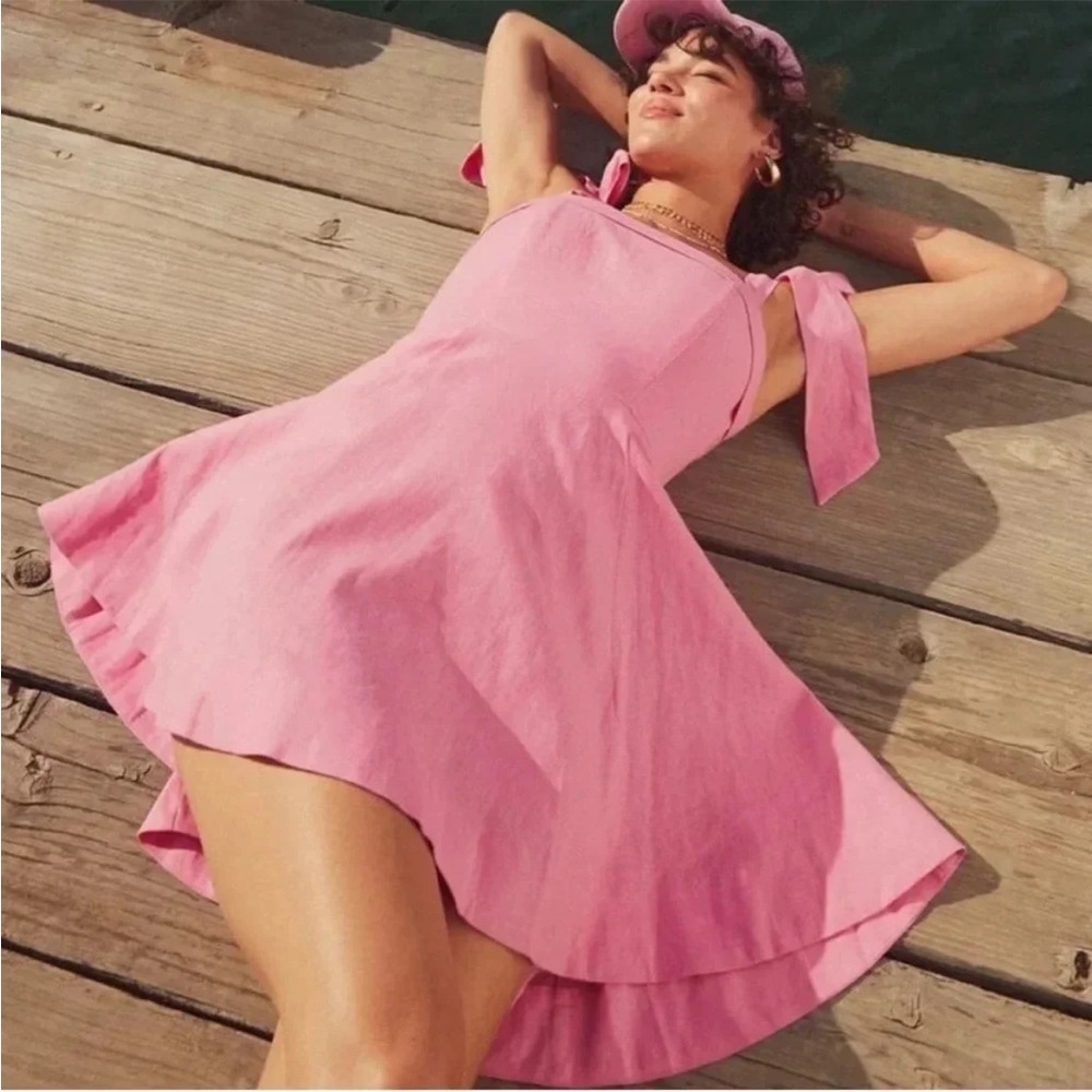 Lulu's Flirtatious Looks Pink Mini Dress - Picture 2 of 12